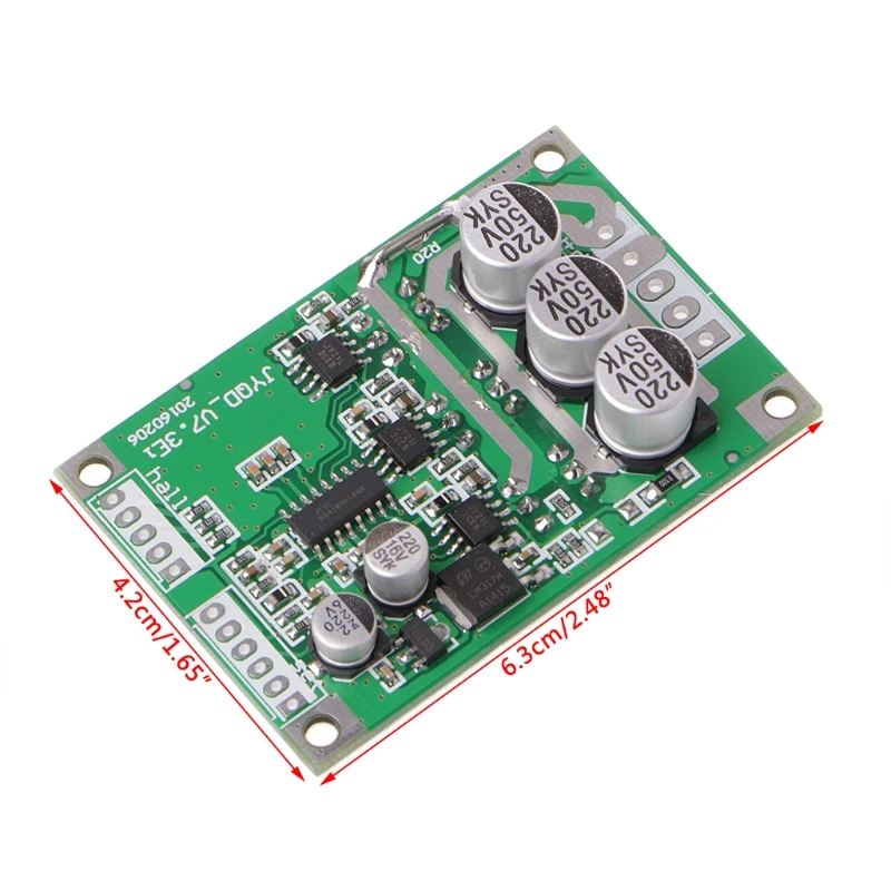 DC 12V 36V 15A 500W бесколлекторный мотор контроллер зал BLDC драйвер платы|Двигатель