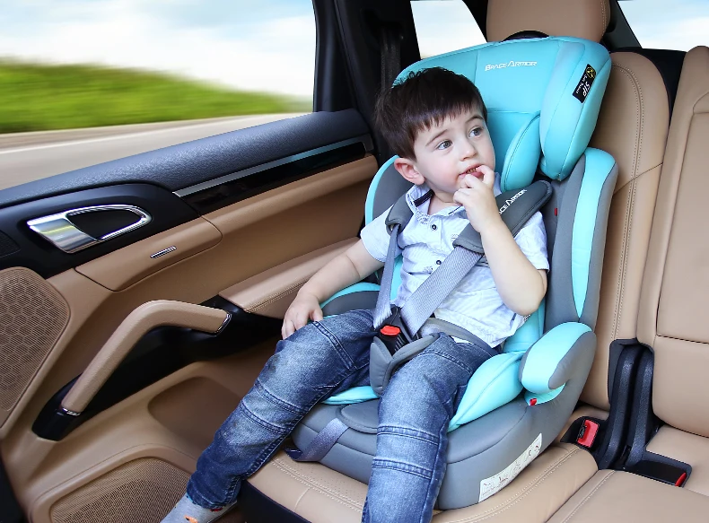 Детское автокресло Isofix двойной Интерфейс детское безопасное сидение От 0 до 12 лет Портативный автокресло 5-точечный ремень безопасности восемь регулировкой по высоте