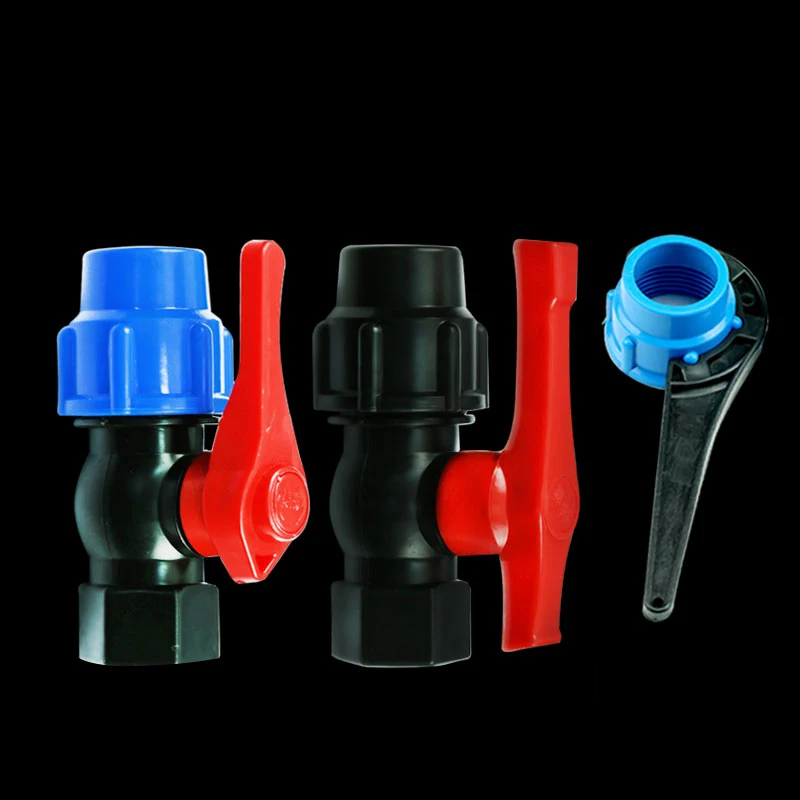 Quick connect valve switch plastic fast pe water pipe three-way ball Tee connector | Обустройство дома