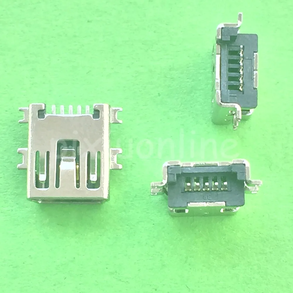 10 шт. G36Y Mini USB 5pin гнездовой разъем 4 ноги для зарядки кабеля мобильного телефона интерфейс передачи данных в потере Бразилия