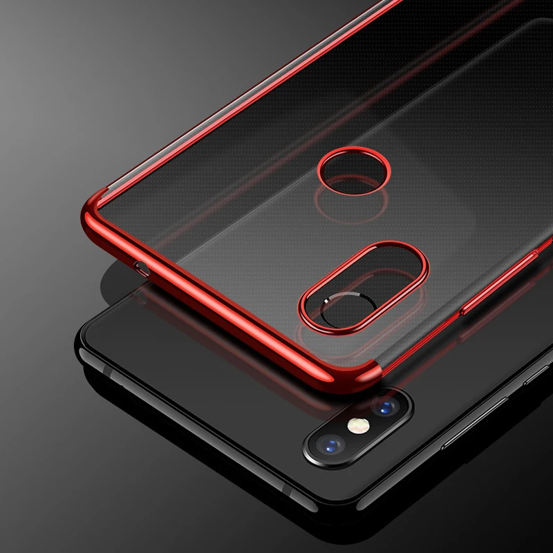 Мягкий прозрачный чехол из ТПУ Для Xiaomi Pocophone F1 8 SE Mi 6 6X 5X 5 5C Max 2 силиконовый бампер
