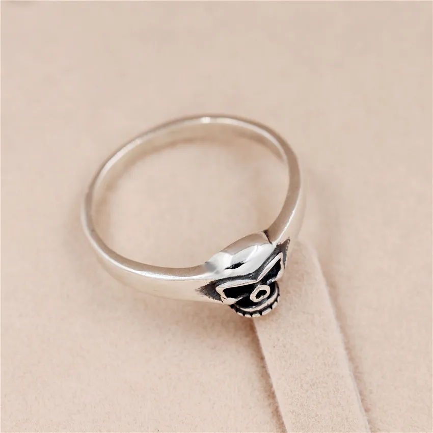 Uloveido Скидка 40% женские кольца череп кольцо для мужчин Ringen bagues Femme Панк серебро 925