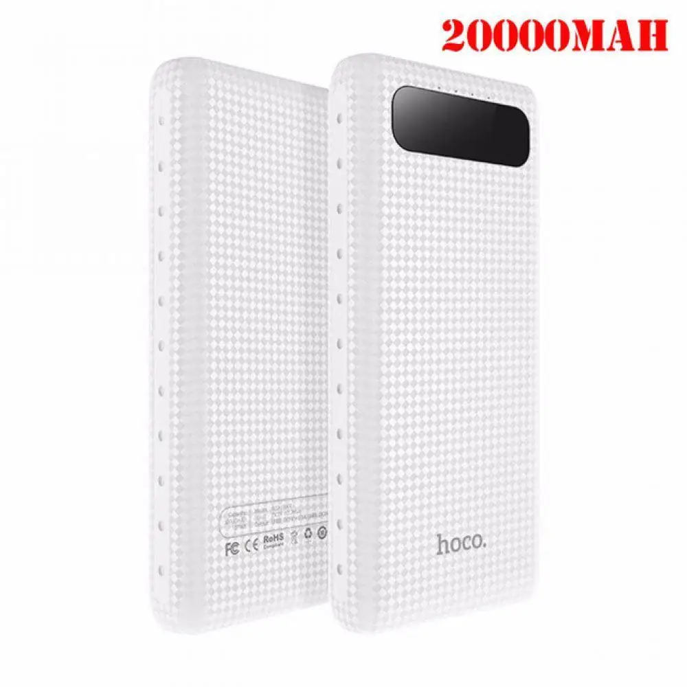 HOCO 20000 мАч дизайн мини внешний аккумулятор зарядное устройство Внешний для Xiaomi MI