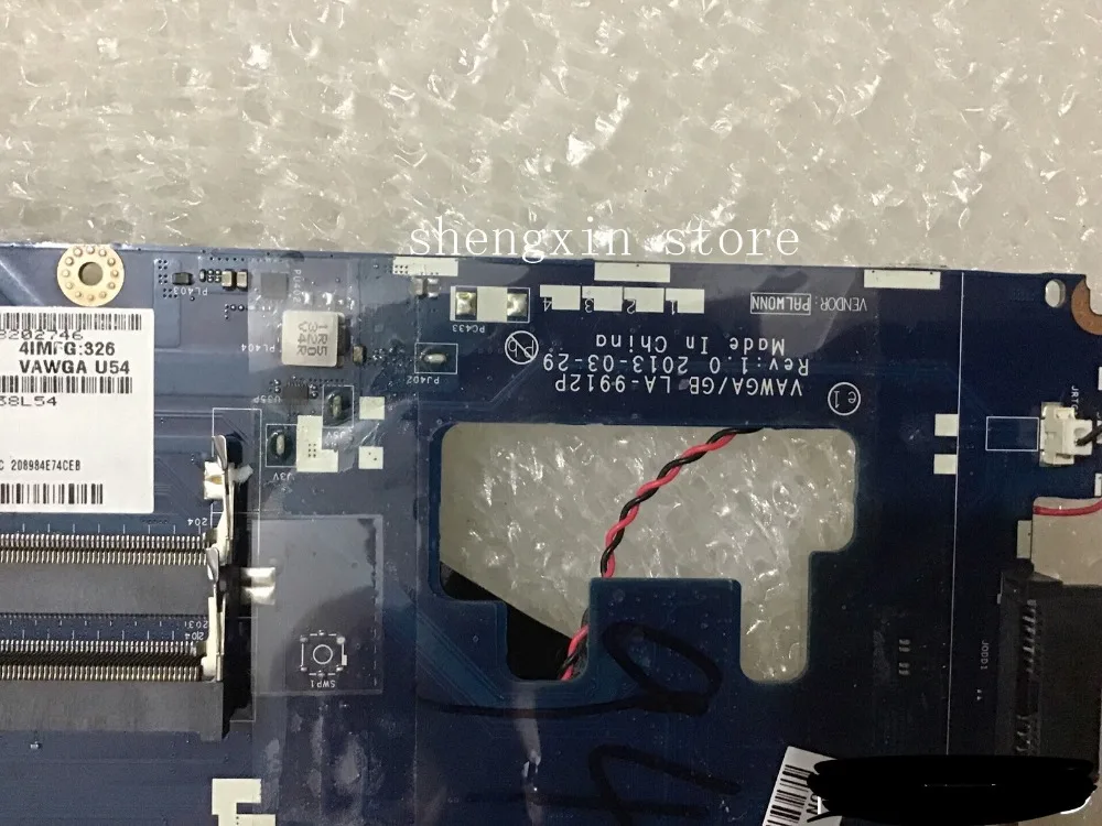 Оригинальная материнская плата VAWGA/GB LA 9912P для ноутбука Lenovo G405 системная со