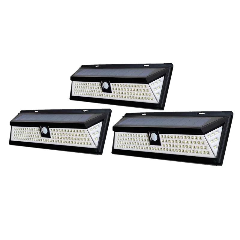 solar light Солнечный светильник 118 светодиодный PIR датчик движения светильник s Открытый водонепроницаемый Солнечный садовый светильник power Luces Solares Para Exterior Potentes - Emitting Color: solar light