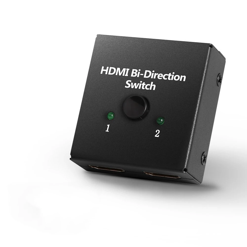 PUZHIJIE HDMI переключатель двунаправленный 2x1 или 2 порта концентратор Sup порт s 4K Ultra HD