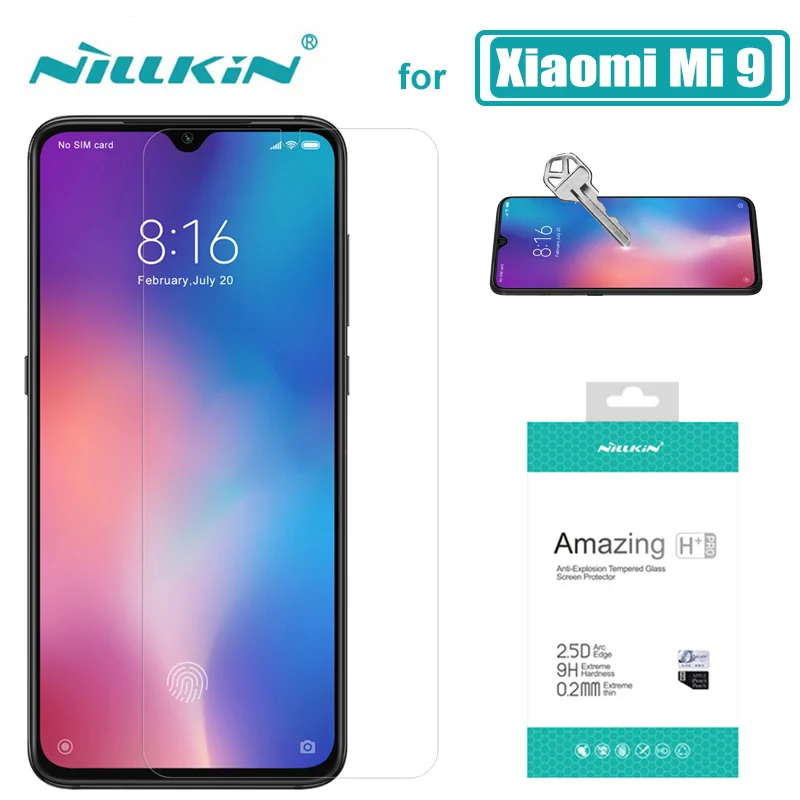 Закаленное стекло Nillkin 9H для Xiaomi защита экрана из закаленного стекла Poco X3 NFC Mi 9 Lite