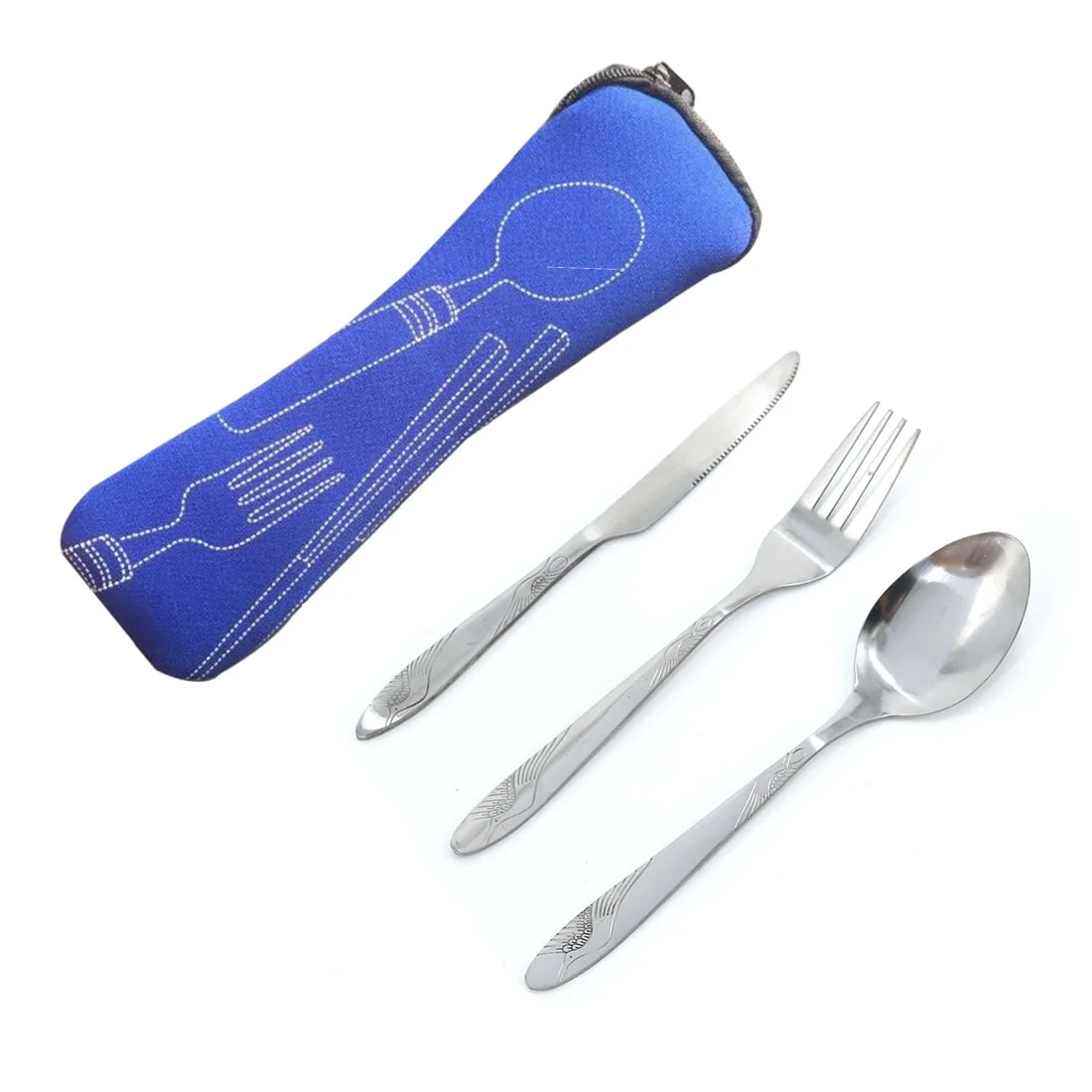 Набор столовых приборов из нержавеющей стали iTECHOR набор посуды легкий уличный