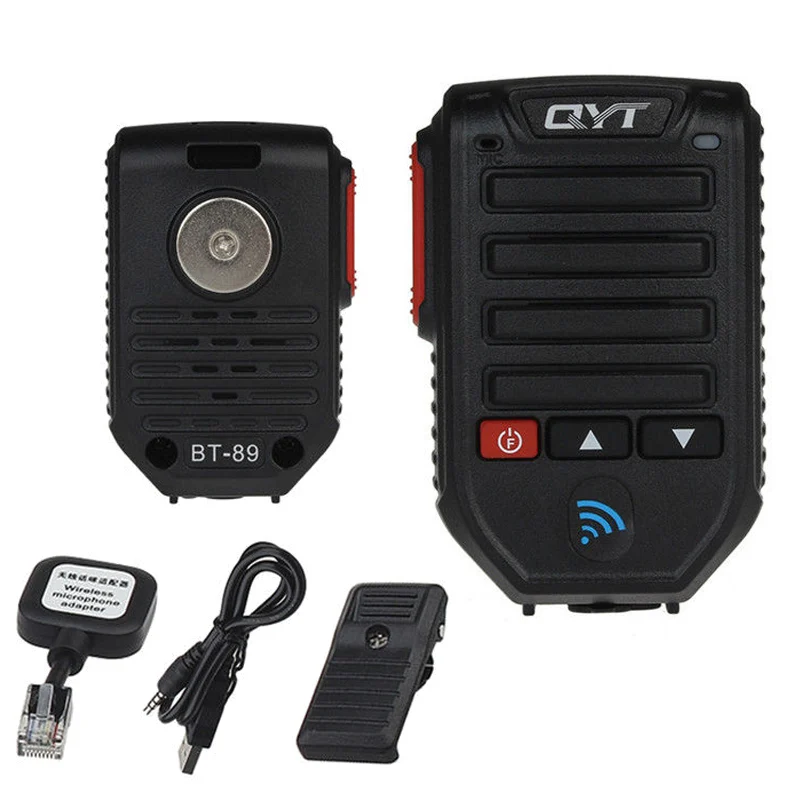 구매 10pcs BT-89 휴대용 무선 블루투스 마이크 스피커 QYT KT KT-8900R KT-7900D KT-8900D KT-8900RE KT-UV980