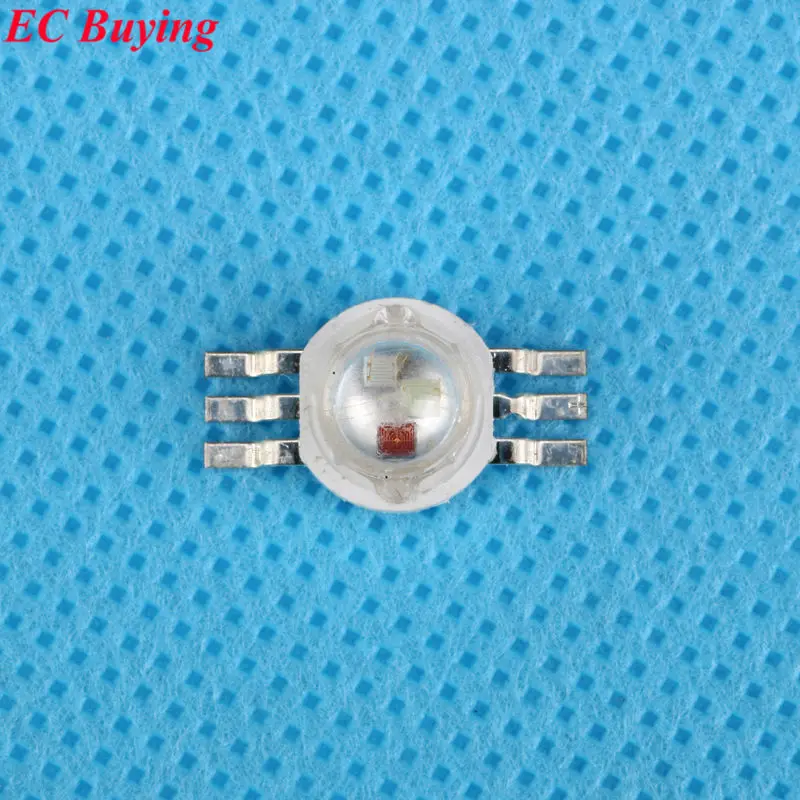 10 шт./лот высокомощные светодиодные бусины 3 Вт RGB лампы для подсветки