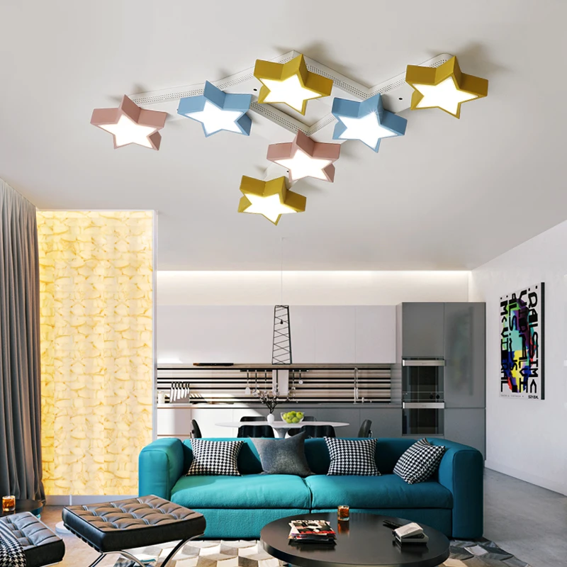 Современная светодиодная потолочная люстра Satr для спальни детской комнаты 85-265 В