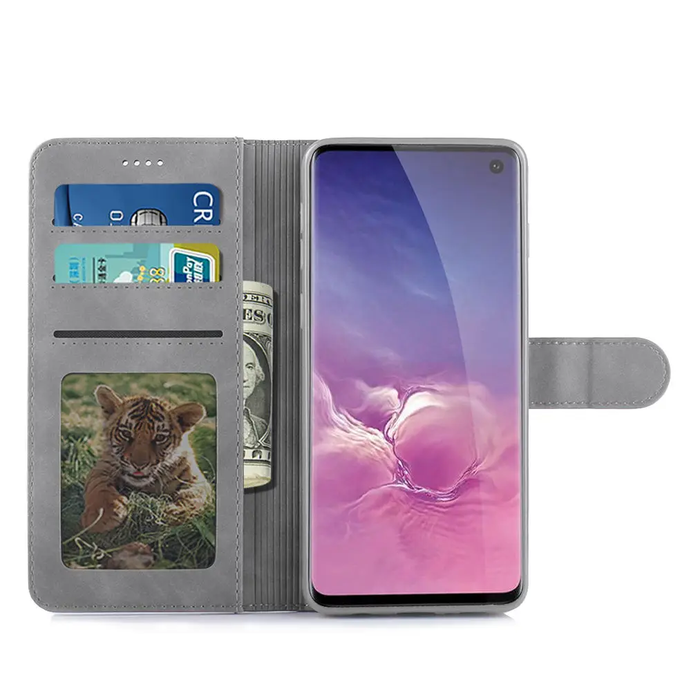 Чехол для samsung galaxy S10 5G, Роскошный кожаный флип-бумажник, чехол для телефона samsung galaxy S10E, чехол для samsung S10 Plus