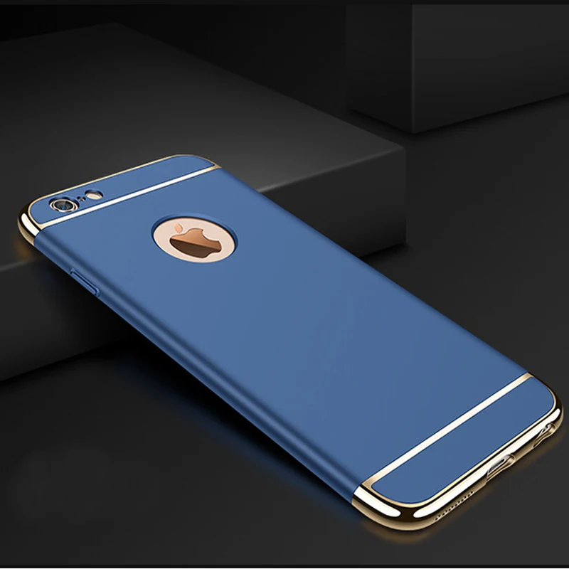 XinWen luxury Thin Shockproof Armor plastic mobile Phone hard cover coque case for apple iphone 6 iphone6 s 6s 3 in 1 |
