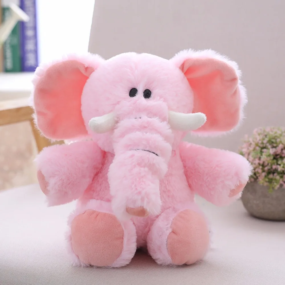 1pc 30cm Kawaii Elephant Plush Toys Infant Soft Doll For Sleeping Stuffed Animals Baby 's Playmate Gifts for Children Gift | Игрушки и