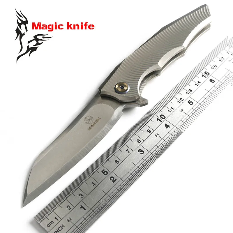 Магия оригинальный libing эльф на открытом воздухе Флиппер складной нож для