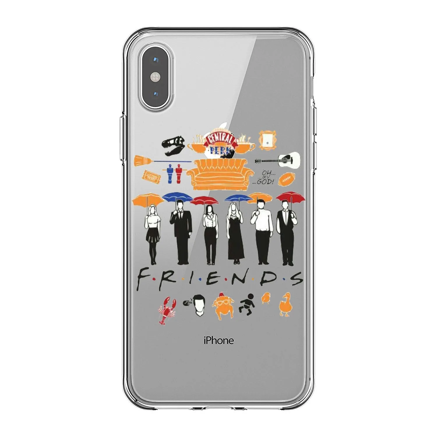 Модный силиконовый чехол для iPhone 5 5S 6 6S Plus 7 8 X10 XR XS MAX|Чехлы-накладки| |
