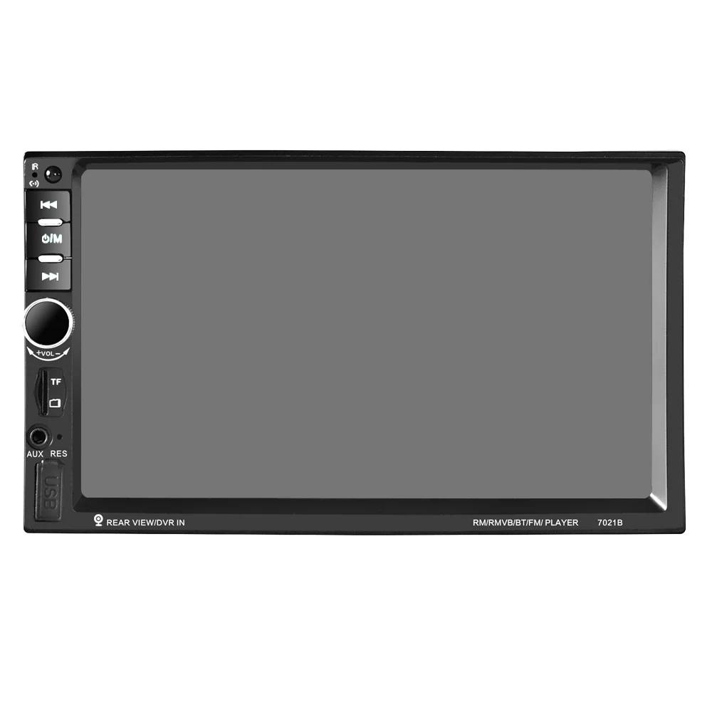7021B 2 Din 12V автомобильное многофункциональное радио сенсорный экран Bluetooth MP3 плеер