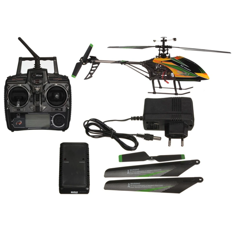 Высокое качество WLtoys V912 танцор 2 4G 4CH Радиоуправляемый вертолет RTF с видеоголовкой