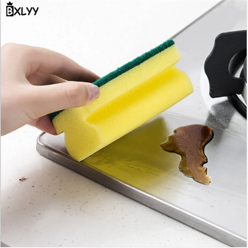 BXLYY5pc I-shaped Хлопковое полотенце для посуды кухонная губка щетка гаджеты украшения дома аксессуары газовая плита масла брызги экраны. 7z