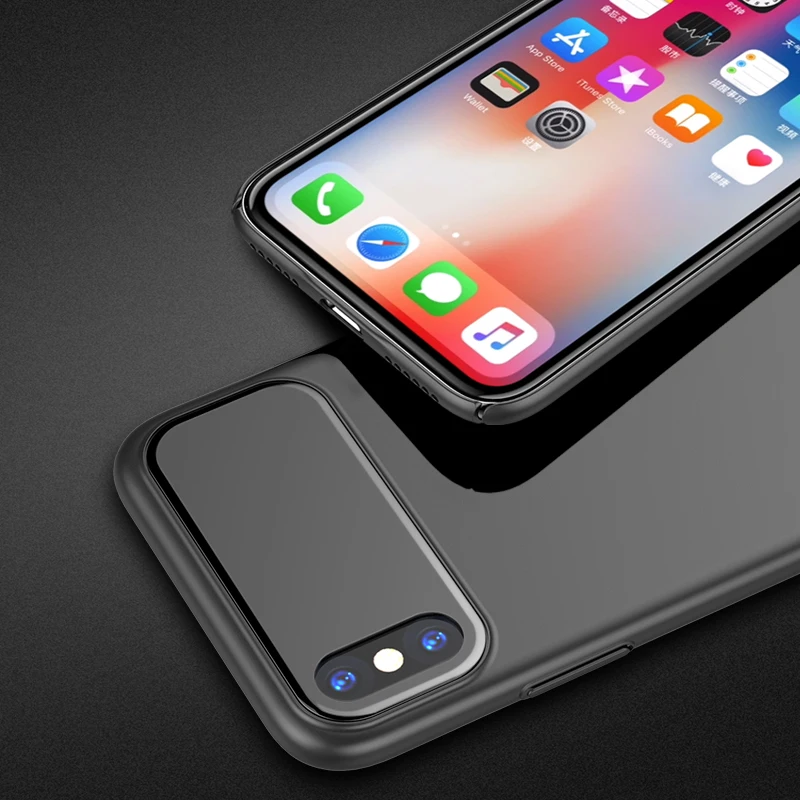Роскошный ультратонкий светильник Пластик бампер чехол для iPhone XS Max X 8P 7 8 7
