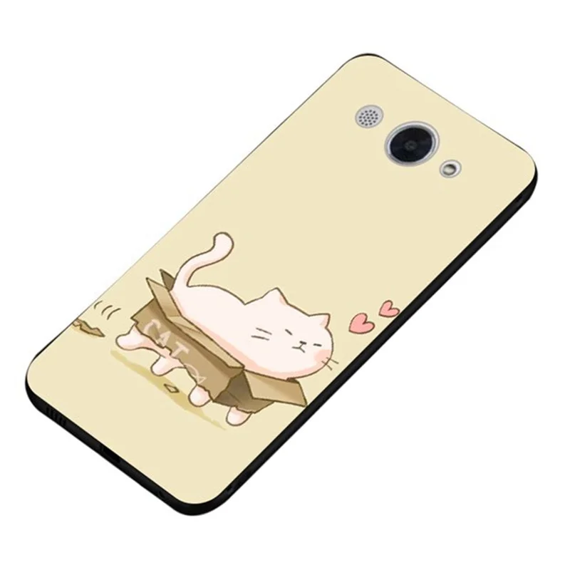 Мягкий силиконовый чехол из ТПУ с рисунком кота для Huawei Y3II Y5II Y6II Y3 Y5 Y6 Y7 Y9 Prime 2017 2018