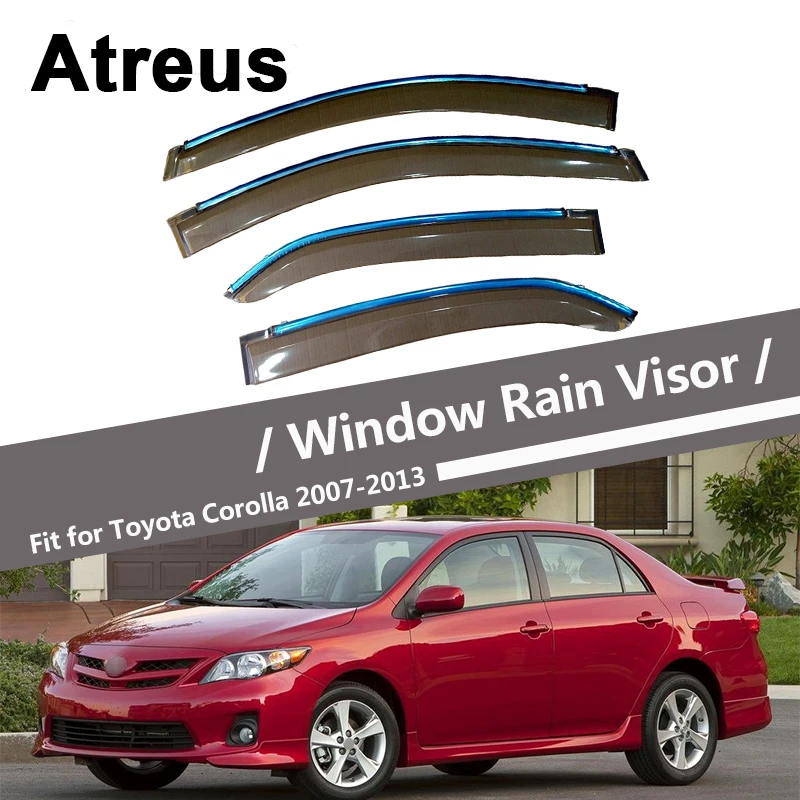 Козырек от солнца и дождя Atreus для Toyota Corolla E140 E150 2007 2008 2009 2010 2011 2012 2013|Навесы укрытия|