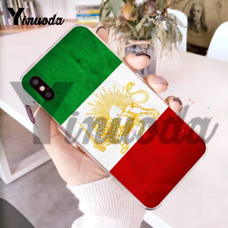 Аксессуары для телефона Yinuoda с национальным флагом Ирана и Израиля чехол iPhone X 6 6s 7