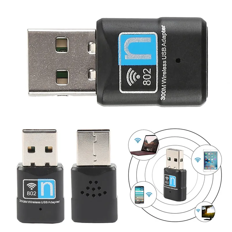 Сетевая карта Centechia 300 Мбит/с Mini USB WiFi беспроводная сетевая адаптер приемников