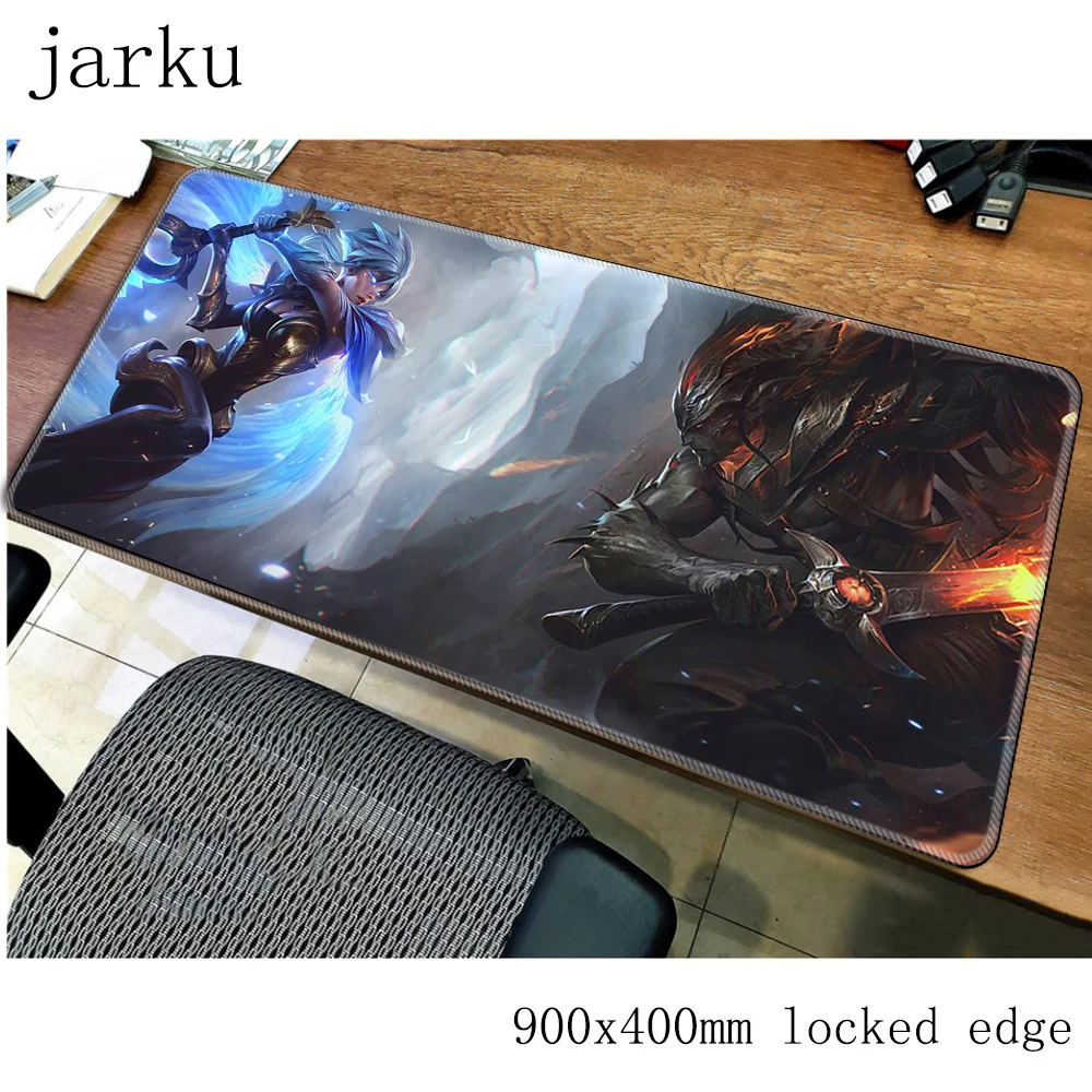 Игровой коврик для мыши yasuo 900x400x2 мм большой цветной эргономичный гаджет коврики