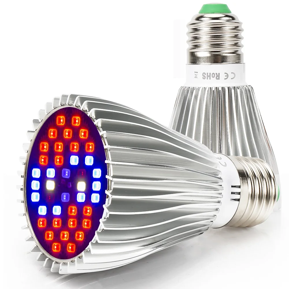 

LED Grow Light Full Spectrum with E27 Lamp Holder Phytolamp for flowers seedlings garden grow box plant growth lamp