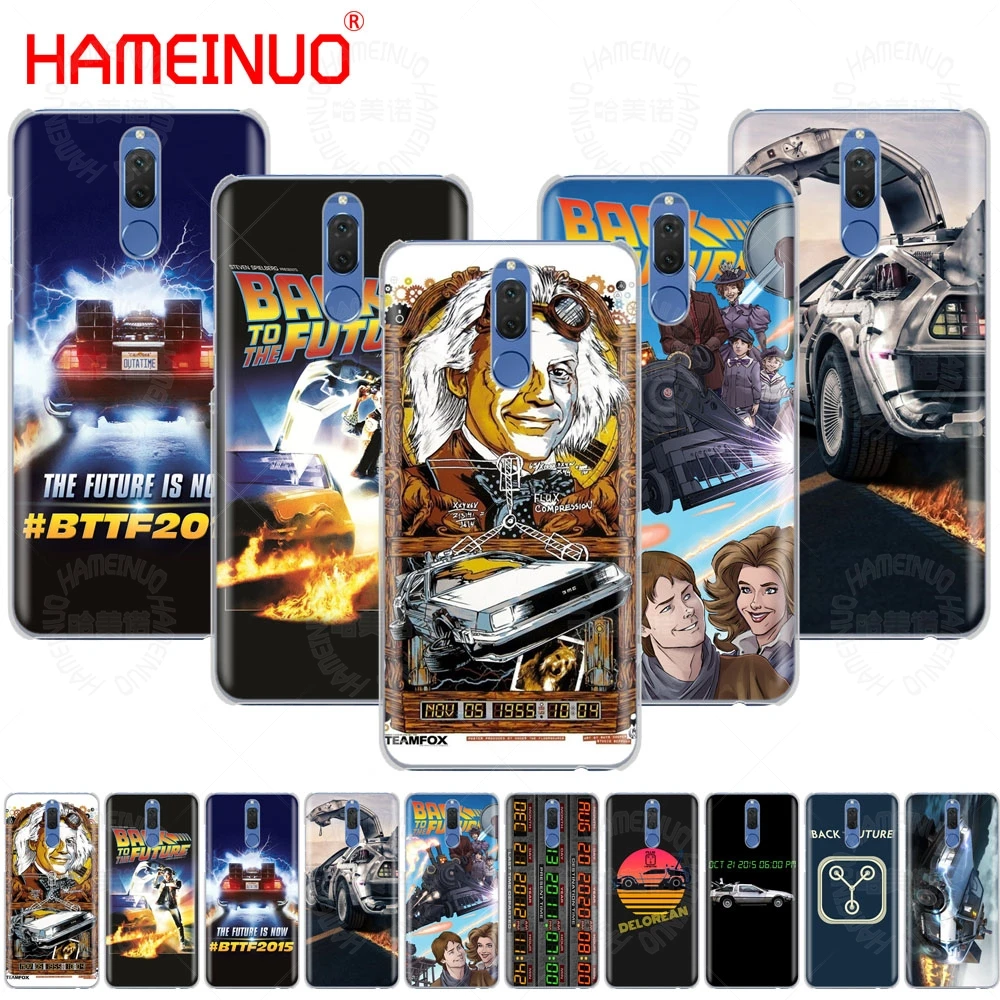 Чехол для телефона Delorean Back To The Future time machine Для Huawei NOVA 2 2S 3e PLUS LITE p smart 2018 enjoy 7s mate 7 8 9 10