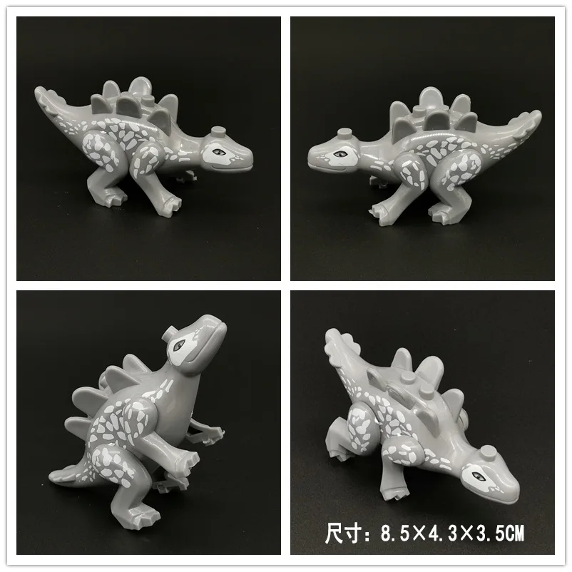 Assemble Building Blocks Dinosaur World Pterosaurs Tyrannosaurus Models Toys for Children Birthday Gift Compatible Animal Blocks