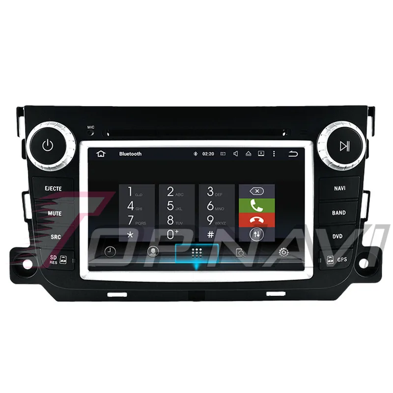 Topnavi 7 ''Octa Core Android 10 0 автомобильный DVD мультимедийный плеер для Smart Fortwo (2012 ) BENZ