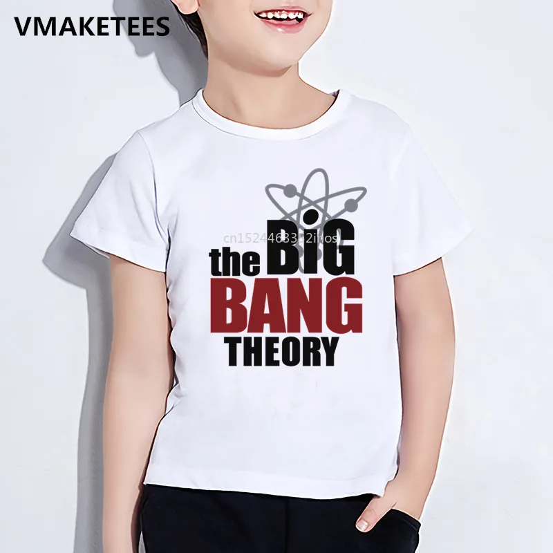 

Kids Summer Short Sleeve Girls & Boys T shirt Children The Big Bang Theory Bazinga Print T-shirt Casual Baby Clothes,ooo462