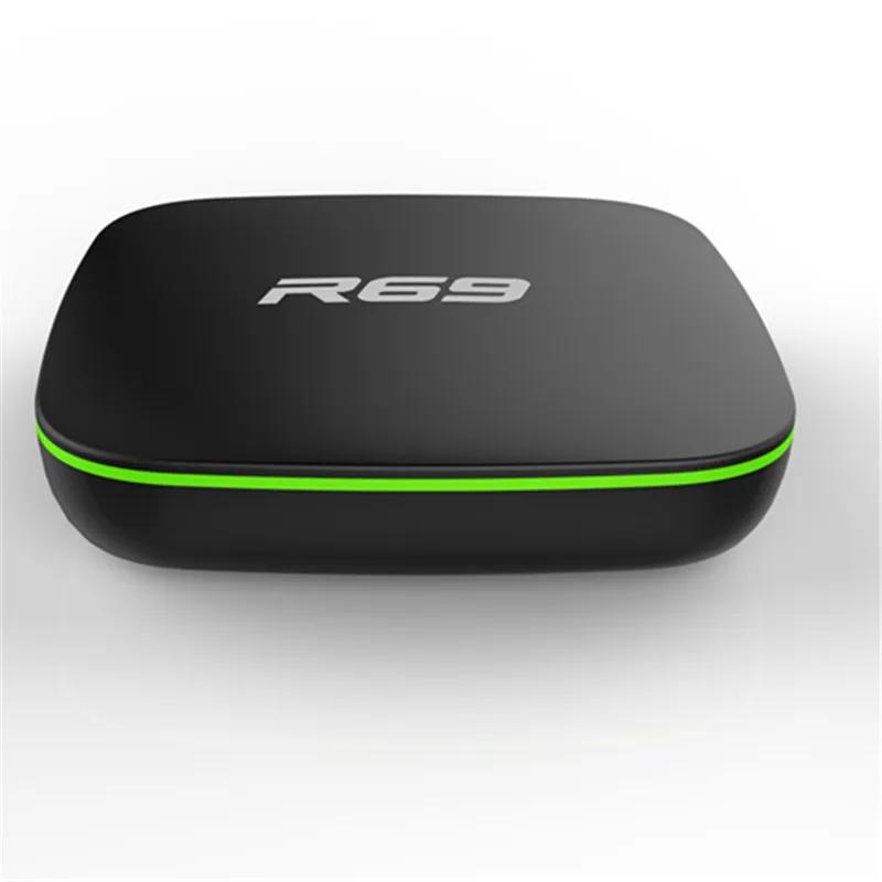 5 шт./лот DHL Бесплатная R69 Android 7 1 ТВ коробка allwinner H3 Quad-Core | Электроника
