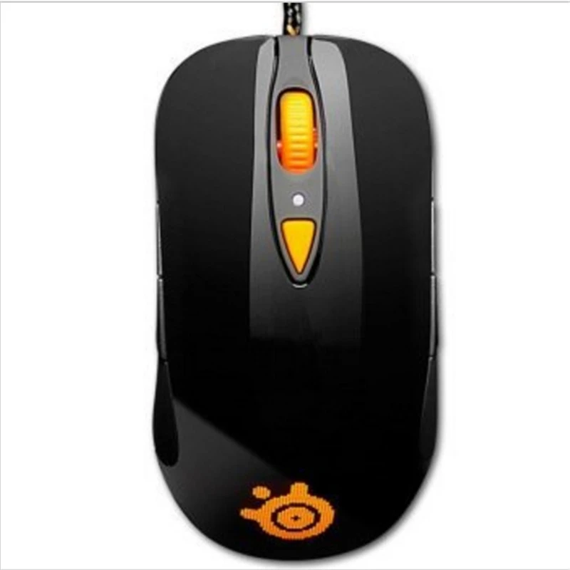 100% оригинальная игровая мышь Steelseries сэнсэй сырой тепло оранжевый издание Engine Laser