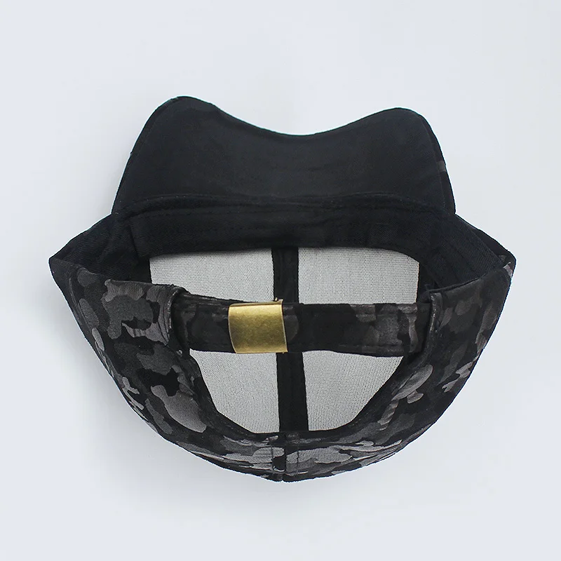 Камуфляжная кепка snapback из полиэстера камуфляжная бейсболка без вышивки Мужская