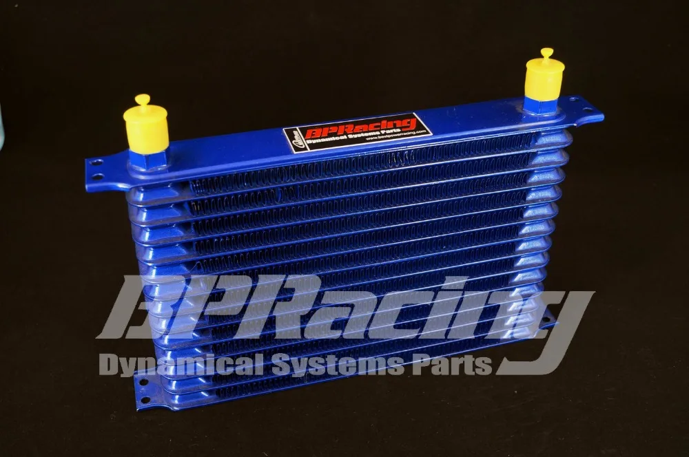

14 ROW 10AN UNIVERSAL BLUE ENGINE OIL COOLER / RACING PERFORMANCE OIL COOLER / EASY INSTALLATION / WHOLESALE / RETAIL