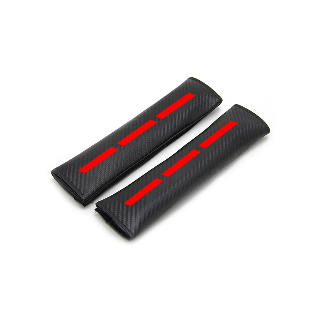 For Audi A1 A3 A4 A4L A5 A6 A6L A7 A8 S3 S5 S6 S7 S8 Q3 Q5 Q7 Car Safety Seat Belt Cover Reflective Seatbelts Shoulder Pads | Автомобили и
