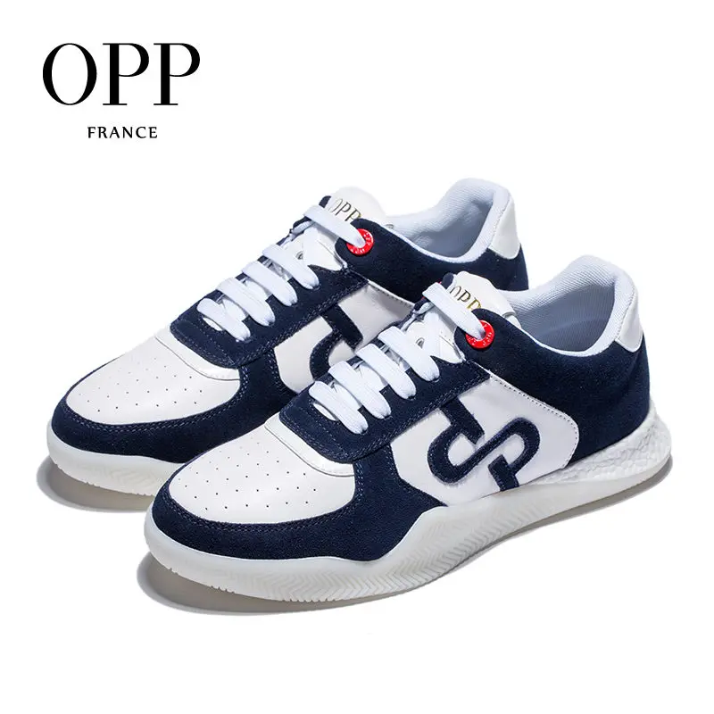 Мужские кроссовки из джинсовой ткани OPP уличные дышащие модная повседневная