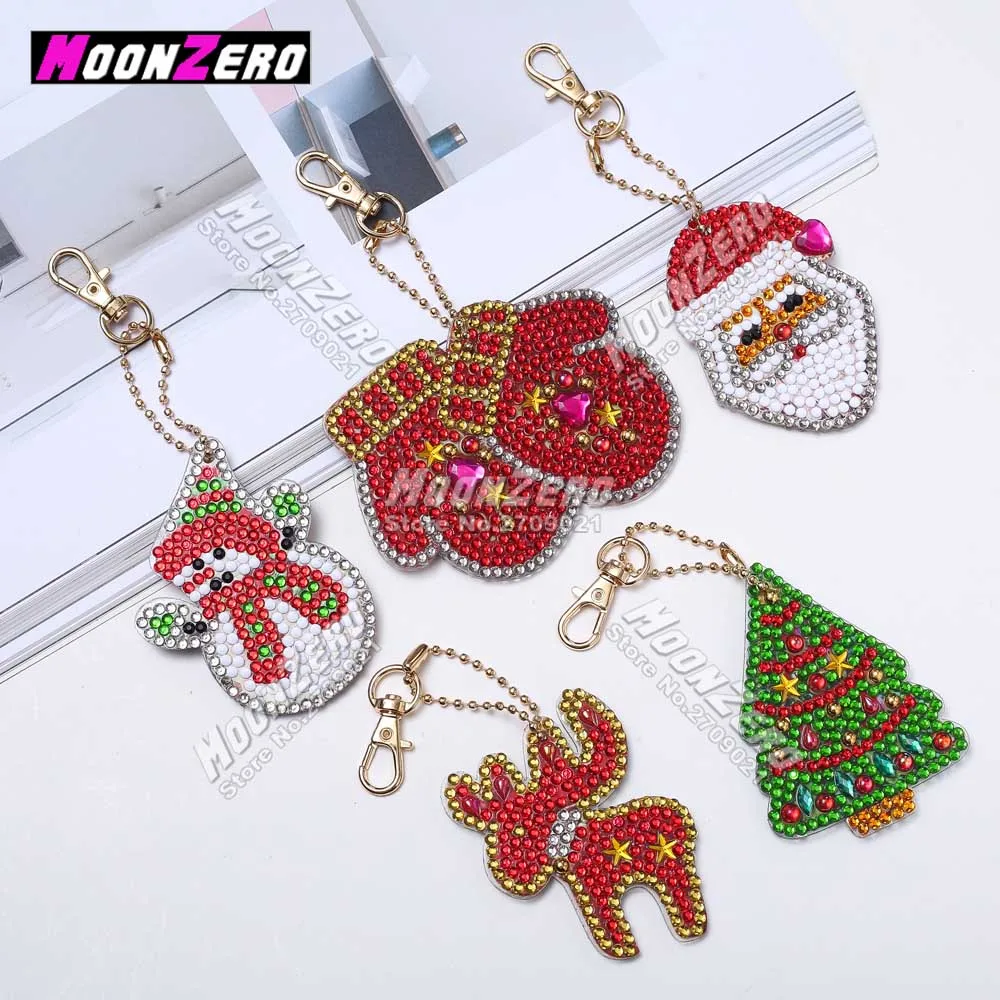 QC018 Специальный бриллиант картина мультфильм 5D алмазная поделка цепочка для ключей детские подарки ручной работы на молнии сумка Подвеска - Цвет: QC018