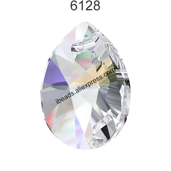 2 шт.) кристалл Swarovski 6128 XILION мини груша кулон из Австрия Стразы бусины для DIY ювелирных изделий