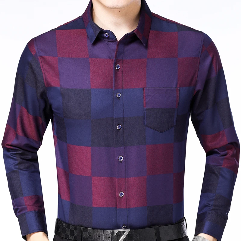 2019 бренд женской модной обуви Повседневная slim fit Длинные рукава для мужчин