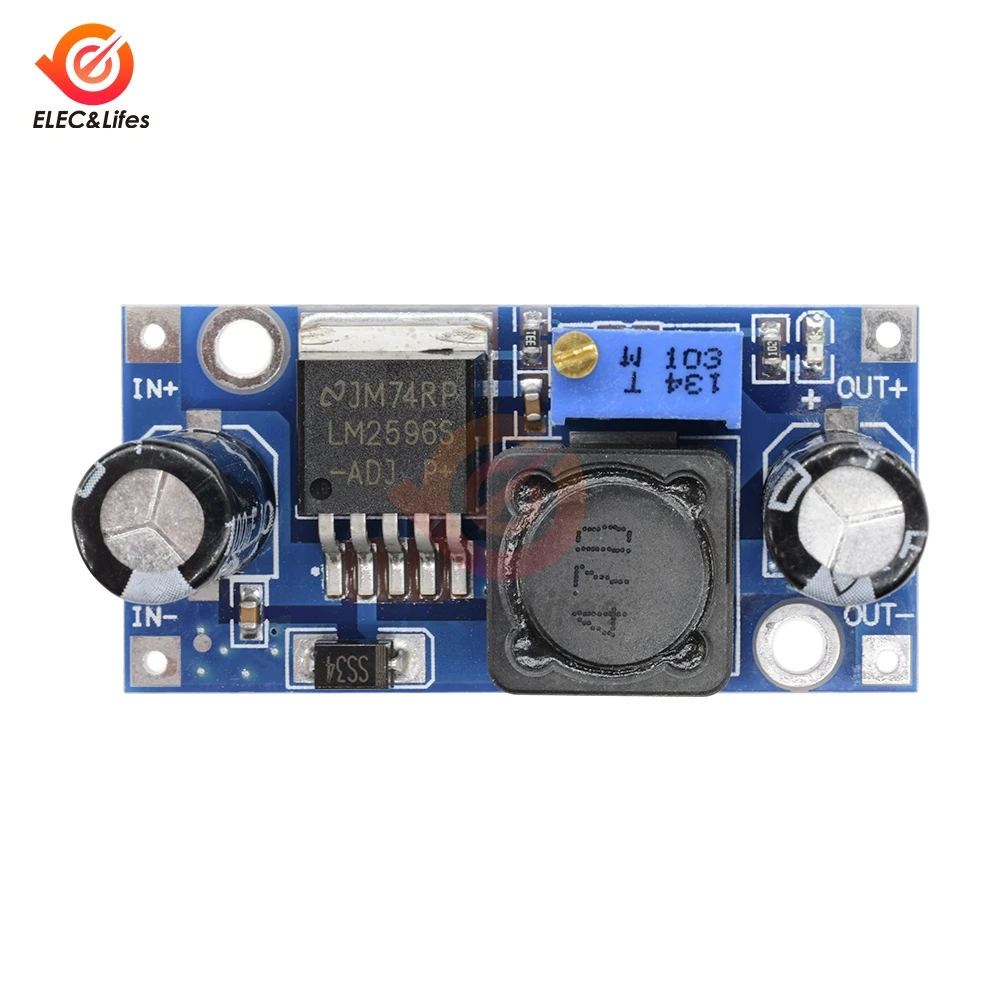 LM2596S LM2596 3A DC понижающий Питание модуль 4V 35V до 1 23 V 30V Регулируемый Напряжение