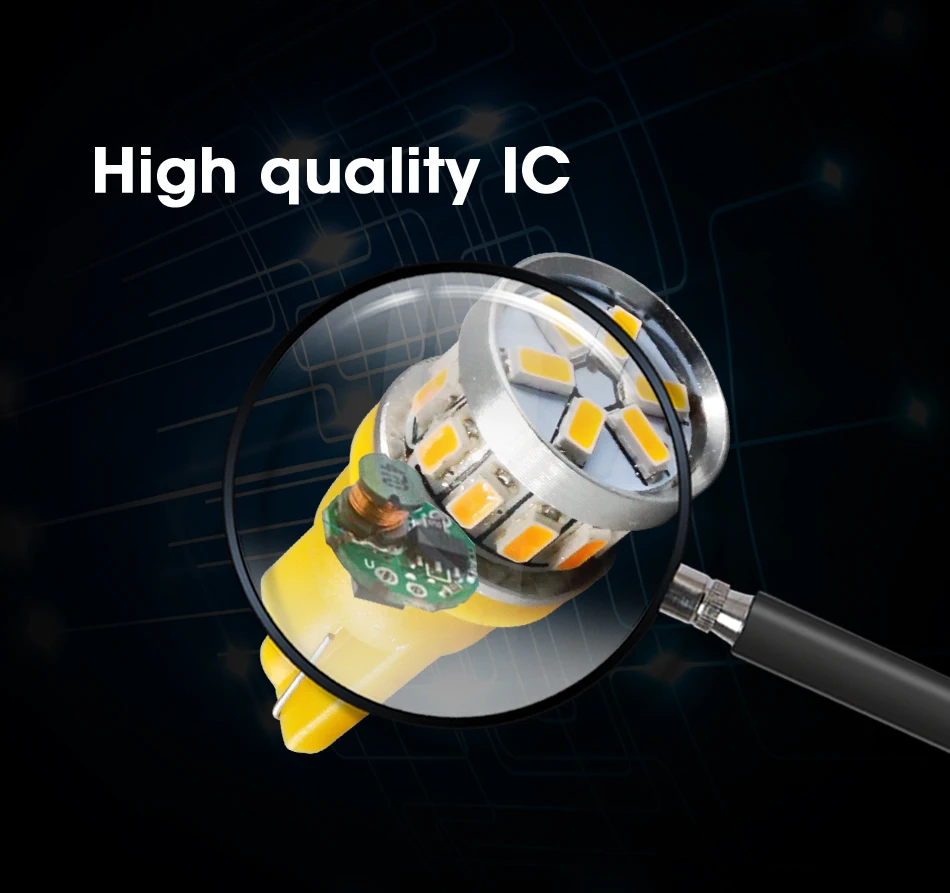 Hlxg 2 шт. SMD 3014 T10 светодиодный W5W Клин 194 168 2825 автомобильные аксессуары габаритные огни лампы боковой индикатор маркер белый 12 В Авто