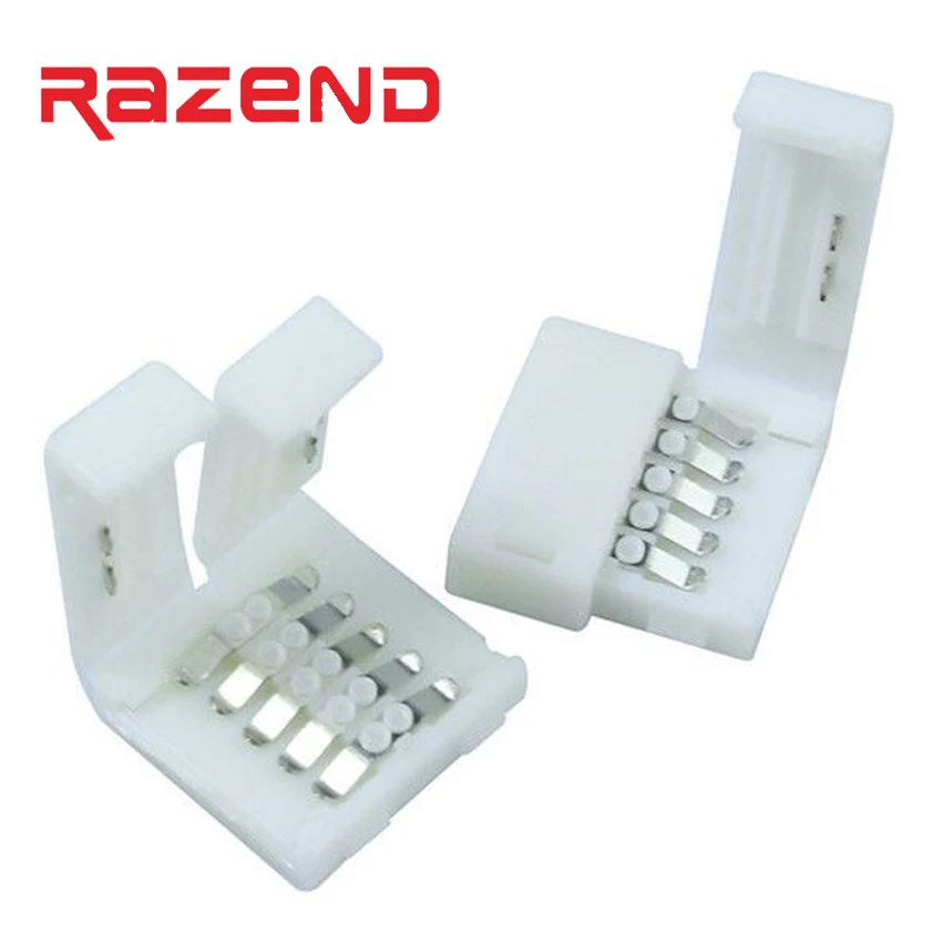 

10pc 5 pin RGBW connector for 12mm Width 5pin RGBW led strip Clip connector