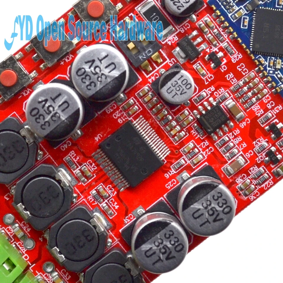 1 шт. Плата усилителя беспроводного цифрового аудиоприемника TDA7492P 50 Вт + Bluetooth 4