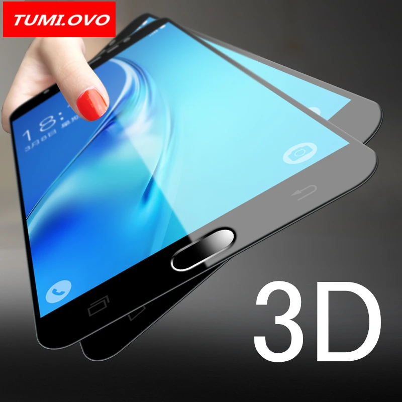9H 3D полноэкранное закаленное стекло для Samsung Galaxy A3 A5 A7 J3 J5 J7 2016 2017 J330 J530 J730 защитная