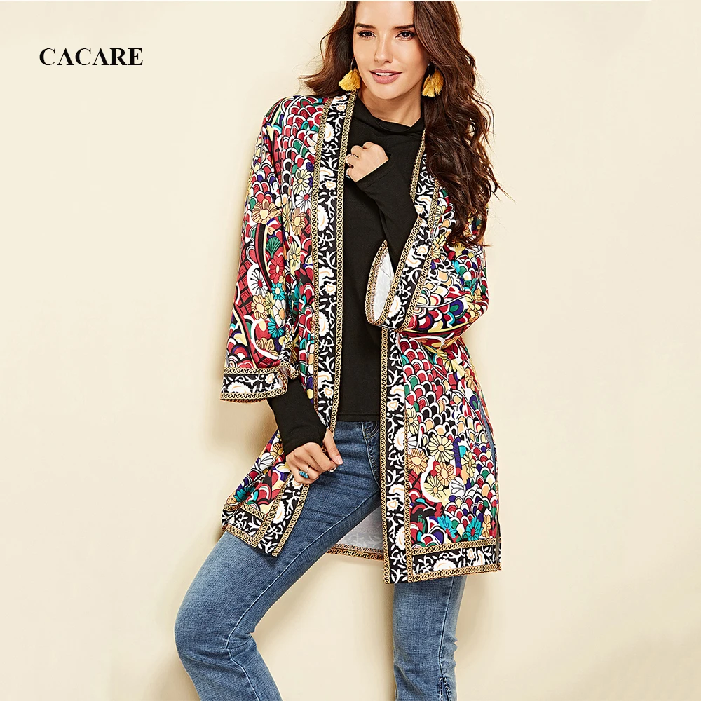 Длинная блузка с цветочным принтом осень 2020 недорогая женская в стиле бохо