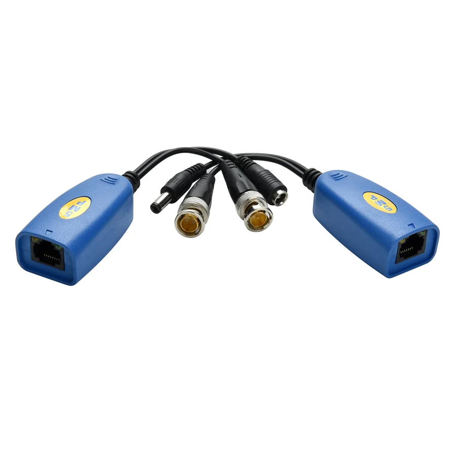 Hamrolte RJ45 HD видео балун 1CH пассивный Мощность Симметрирующий трансформатор для 5MP/4MP/1080 P/720 P CVI TVI/AHD/CVBS камера Cat5/5e/6 видео балун